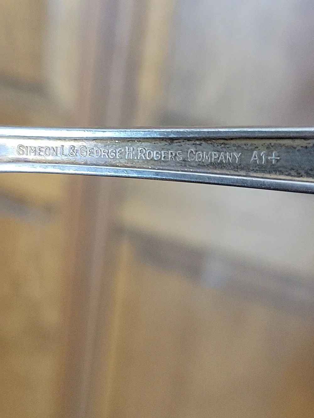 Simeon L & George H Rogers Company Oneida Vintage Silver Plated Serving Spoons